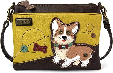 leather corgi purse